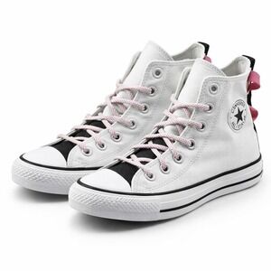 NWB Converse Chuck Taylor All Star Hi High Moonbathe Grey Black Oops Pink